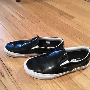Vans Patent-Leather slip-ons!